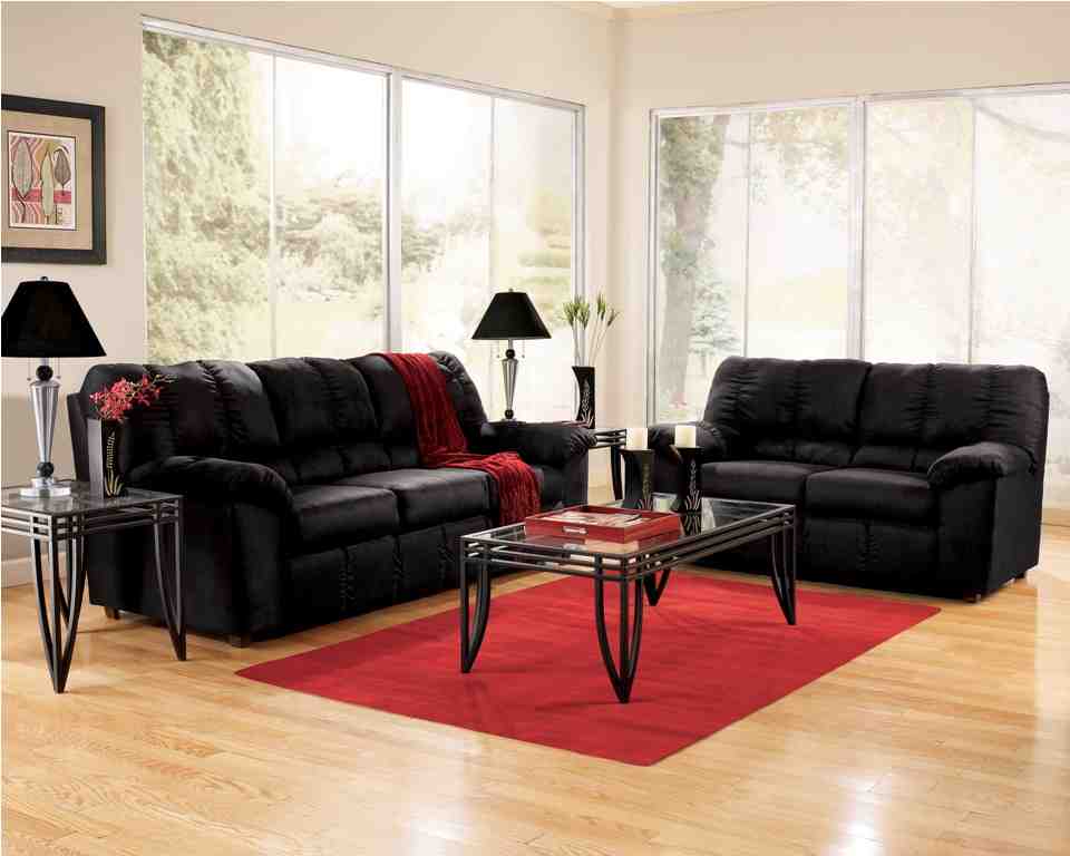 cheap black living room furniture sets