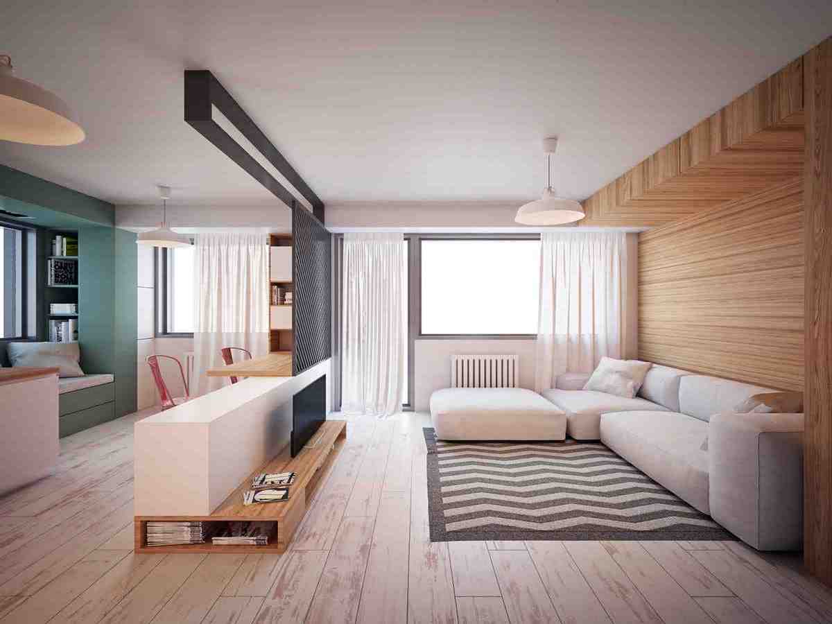 organize a small living room