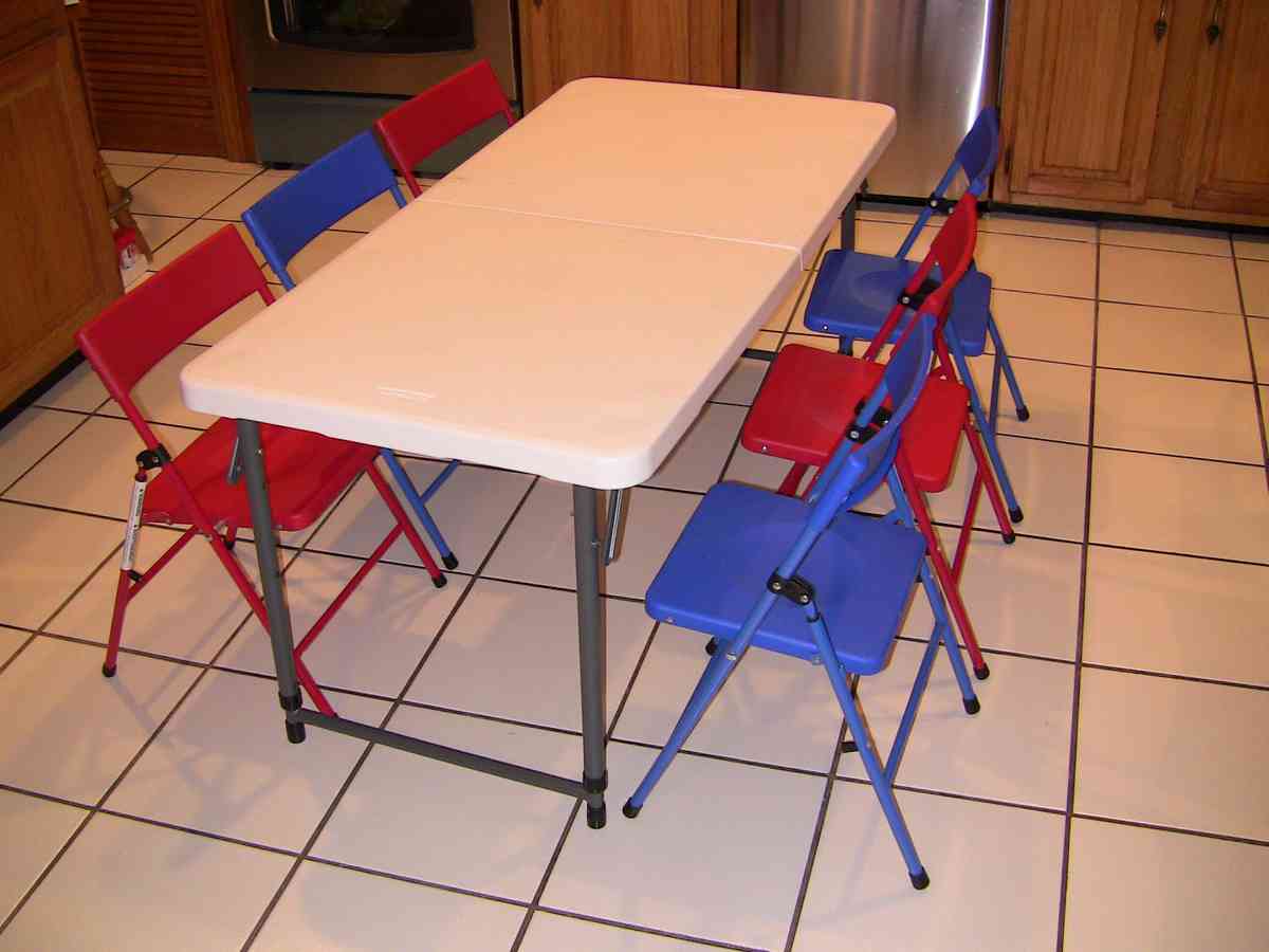 Kids Folding Table And Chair Set - Decor IdeasDecor Ideas