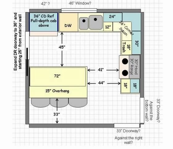 12x12 Kitchen Floor Plans - Decor Ideas