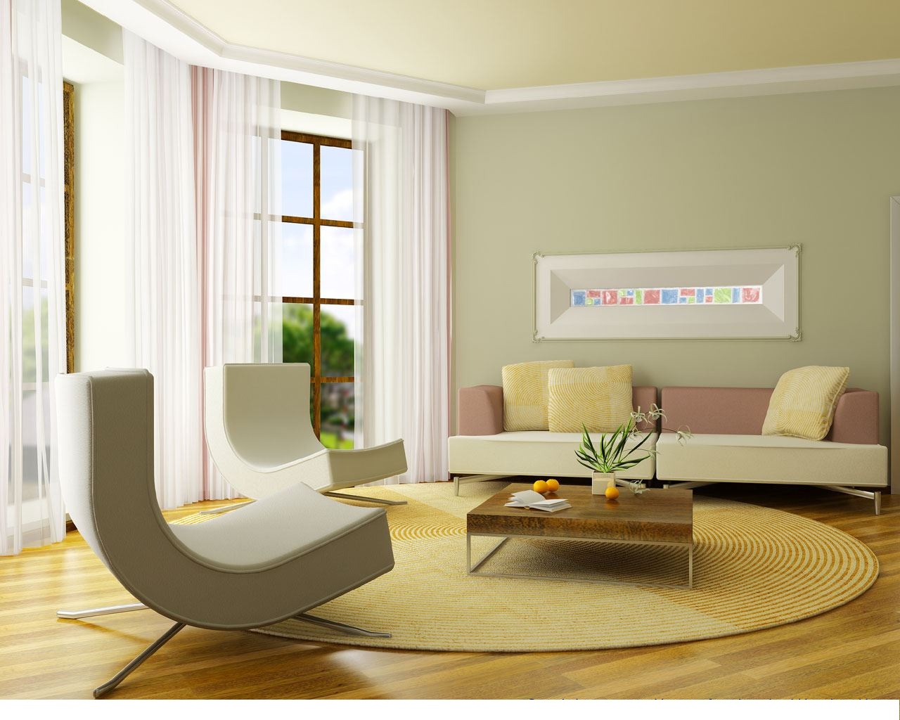 modern wall color for living room