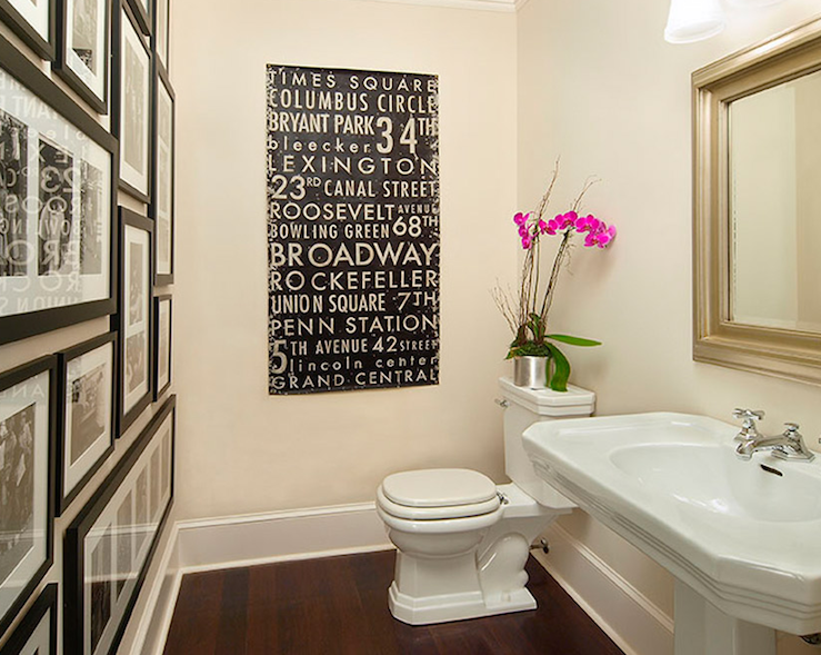 Black and White Bathroom Art - Decor Ideas