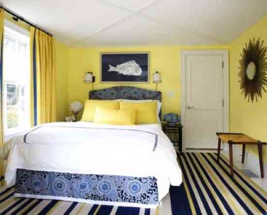 Navy Blue And Yellow Bedroom Ideas Decor Ideas