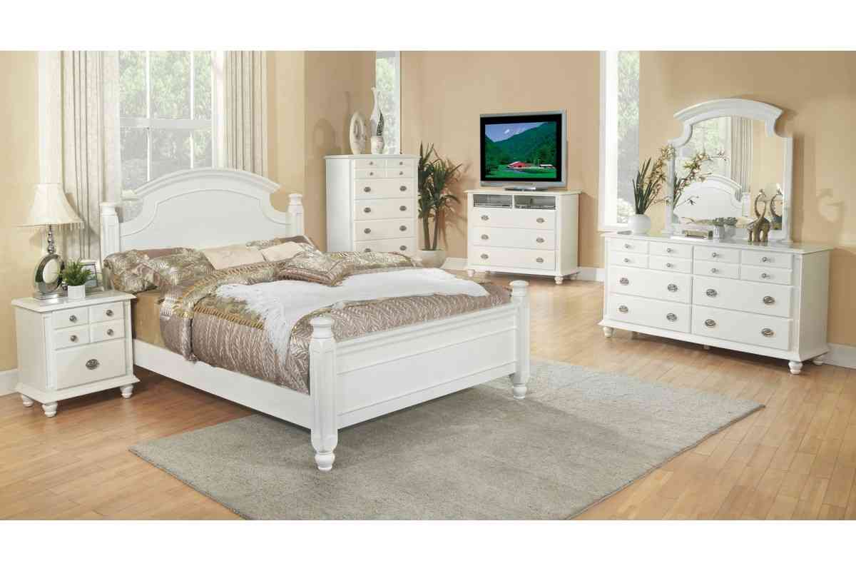 White Full Bedroom Set 