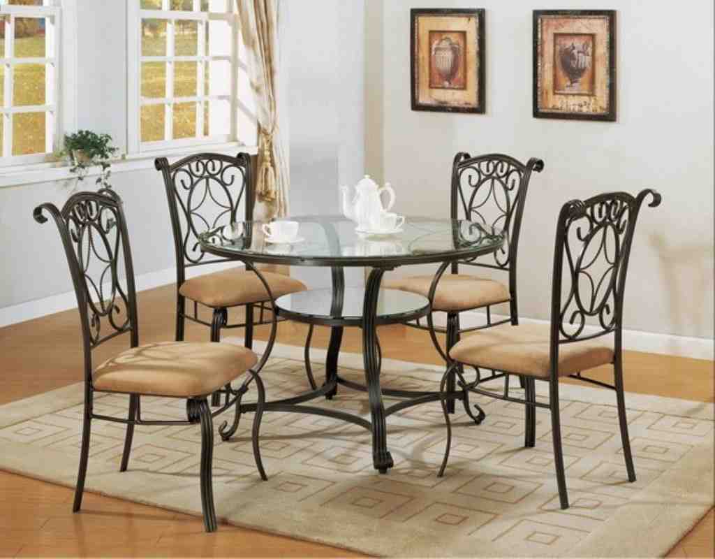 metal dining chair dining room