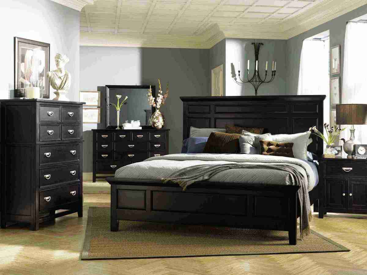 cheap black bedroom furniture set uk