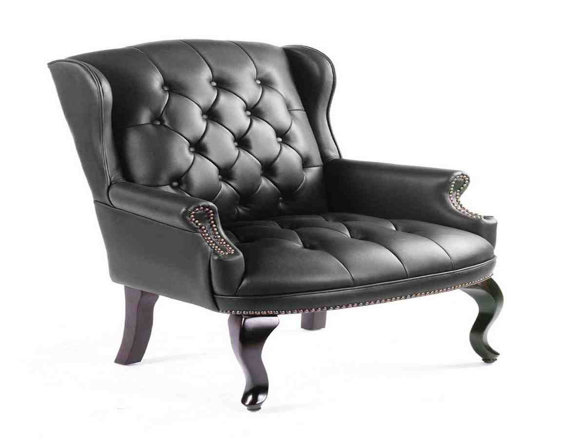 Black Leather Club Chair - Decor Ideas
