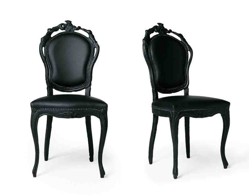 Black Dining Room Chairs With Gold Legs