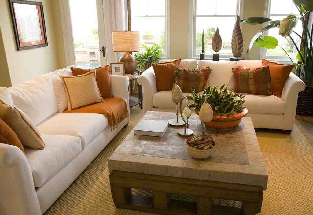 living room table decor under