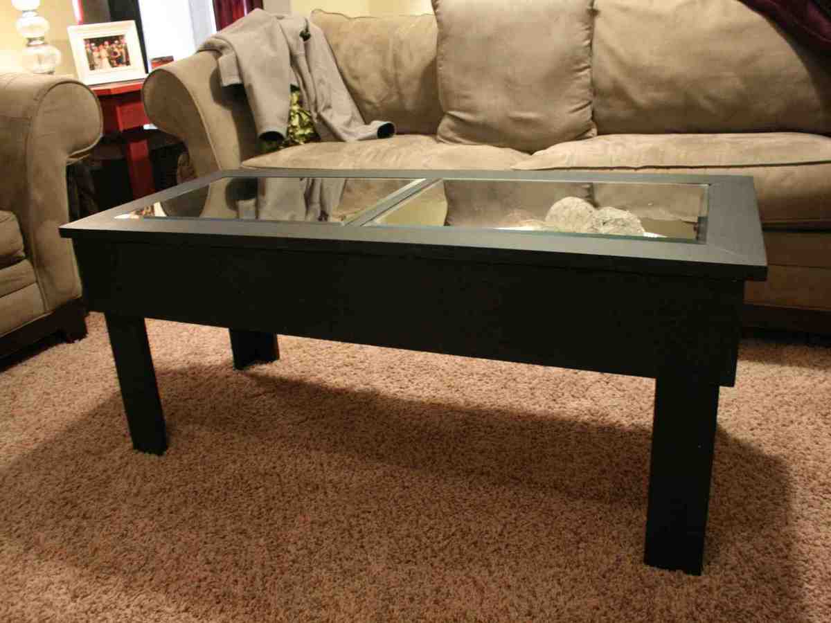 ikea living room table black