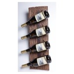 Wall Wine Rack With Glass Holder