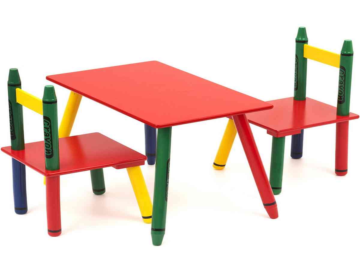 Crayola Table And Chairs Set Decor Ideas