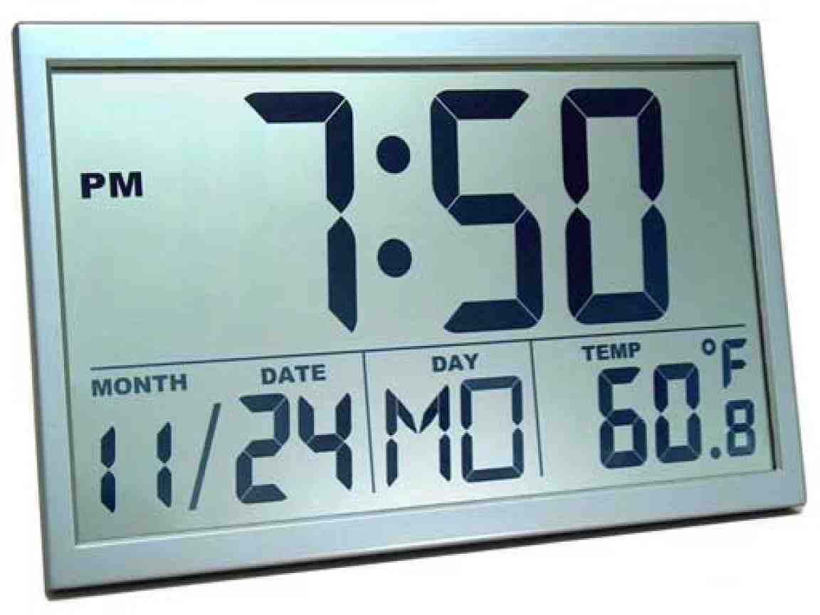 living room digital clocks
