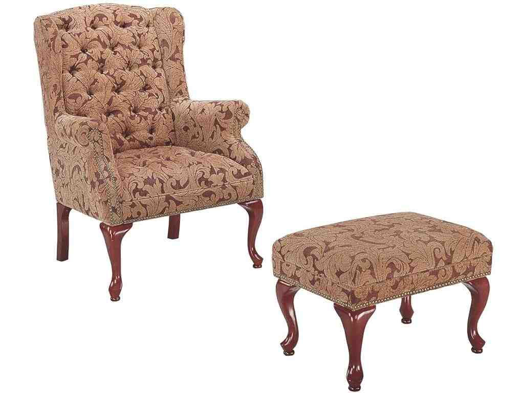 living room chairs with ottoman