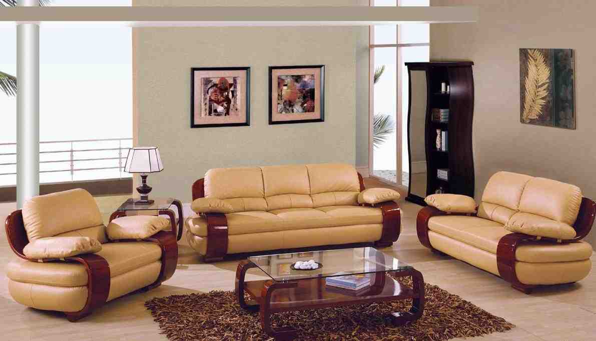 Leather Living Room Set For Sale