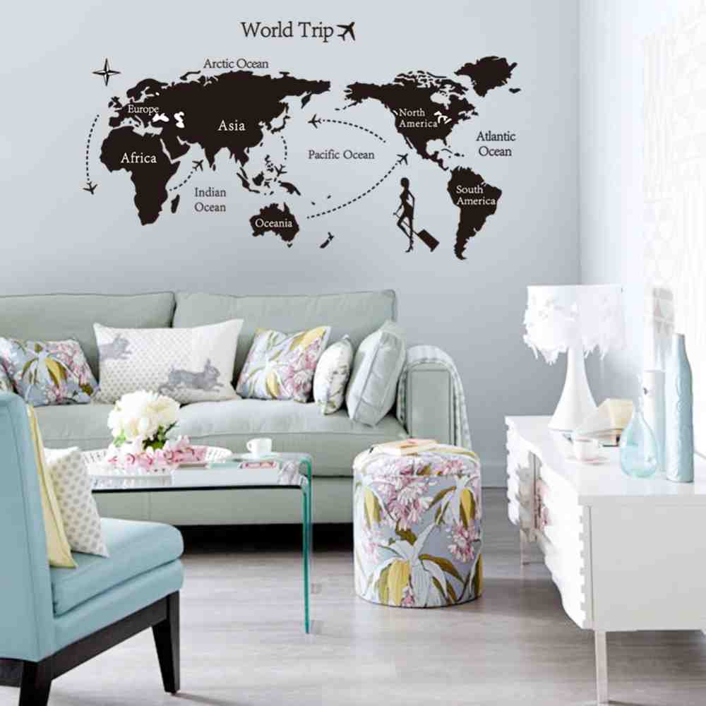 Large Wall Stickers For Living Room Decor Ideas
