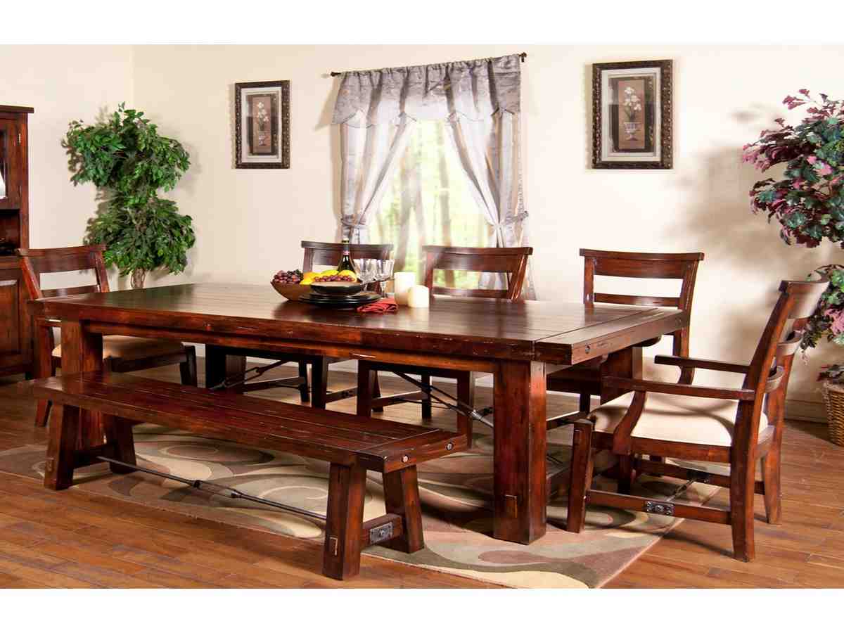 farm table dining room set