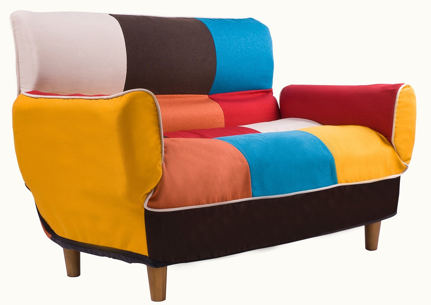 merax adjustable foldable modern leisure sofa bed