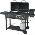 Combination Gas And Charcoal Grill