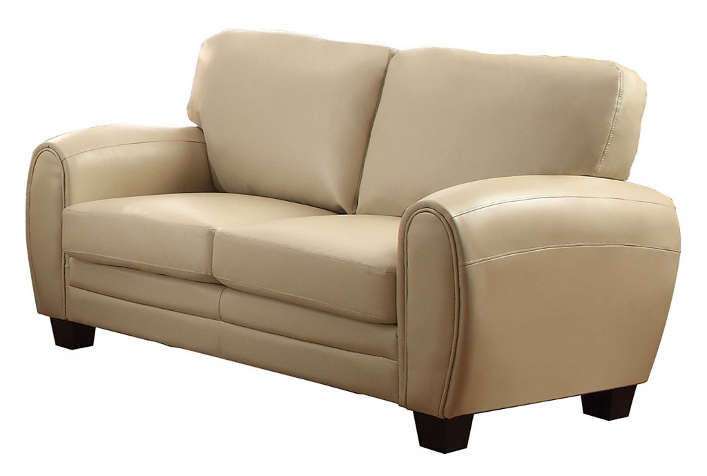 beige leather couch living room
