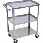 Luxor (SSC 3) Stainless Steel Utility Cart